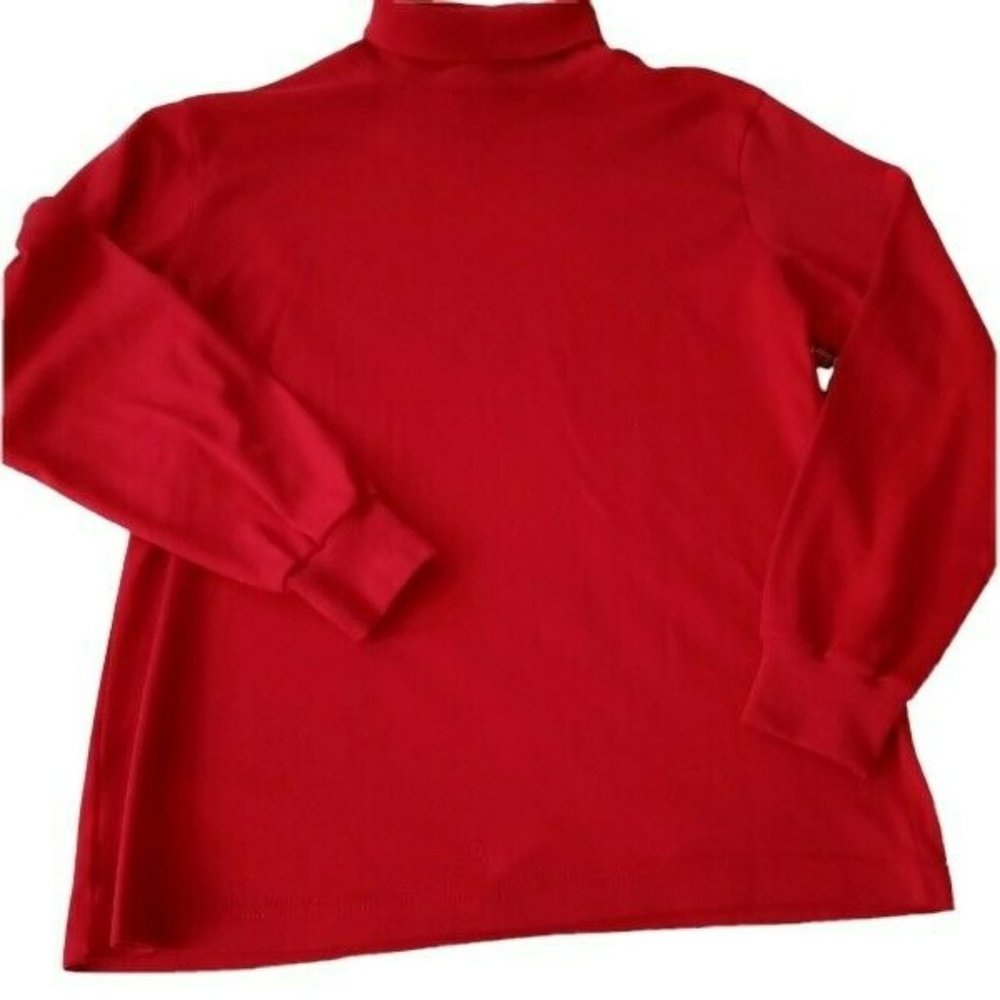 Vintage Women's Red Turtleneck, Separate Issue, made in the #USA, Size S